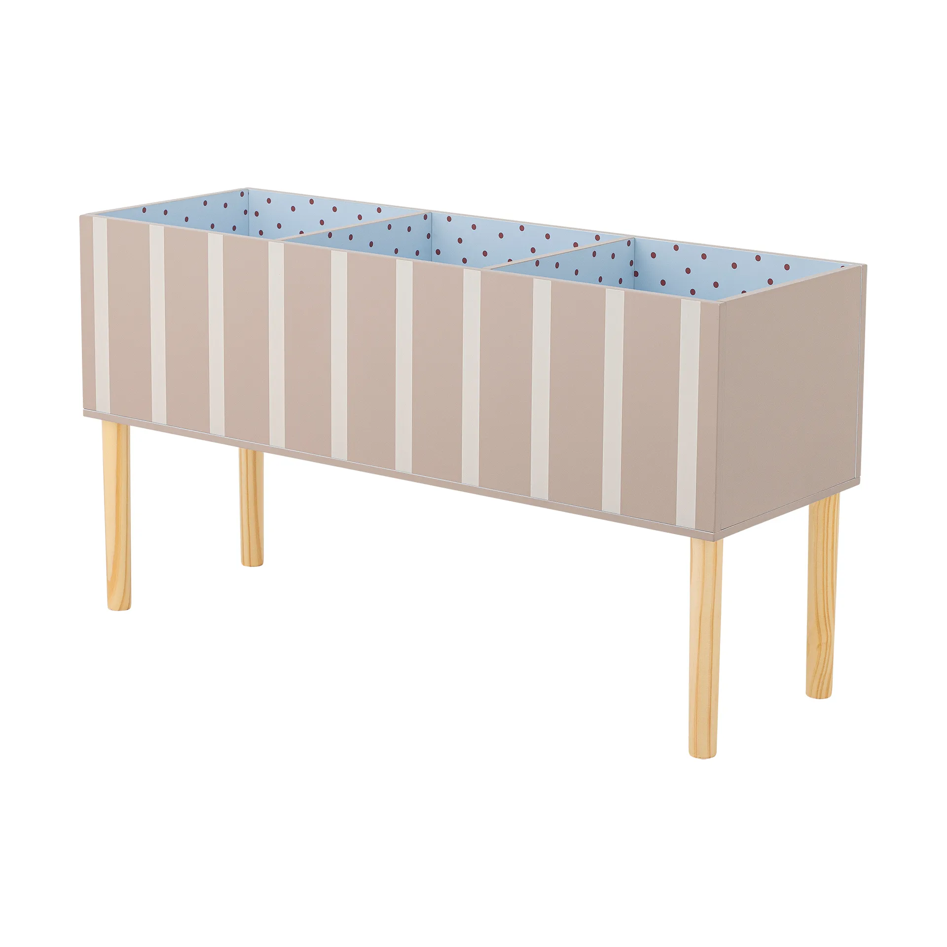 Space καλάθι από ράτταν με καπάκι 31x35 εκ., Καφέ Bloomingville