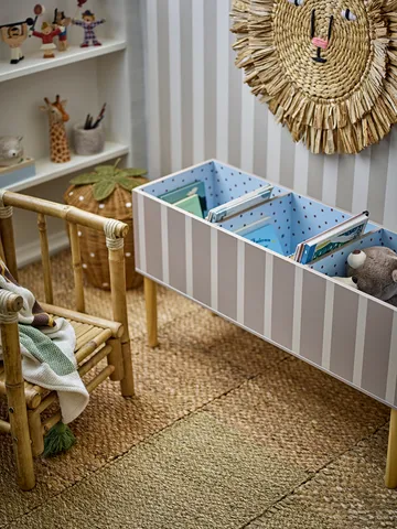 Space καλάθι από ράτταν με καπάκι 31x35 εκ. - Καφέ - Bloomingville