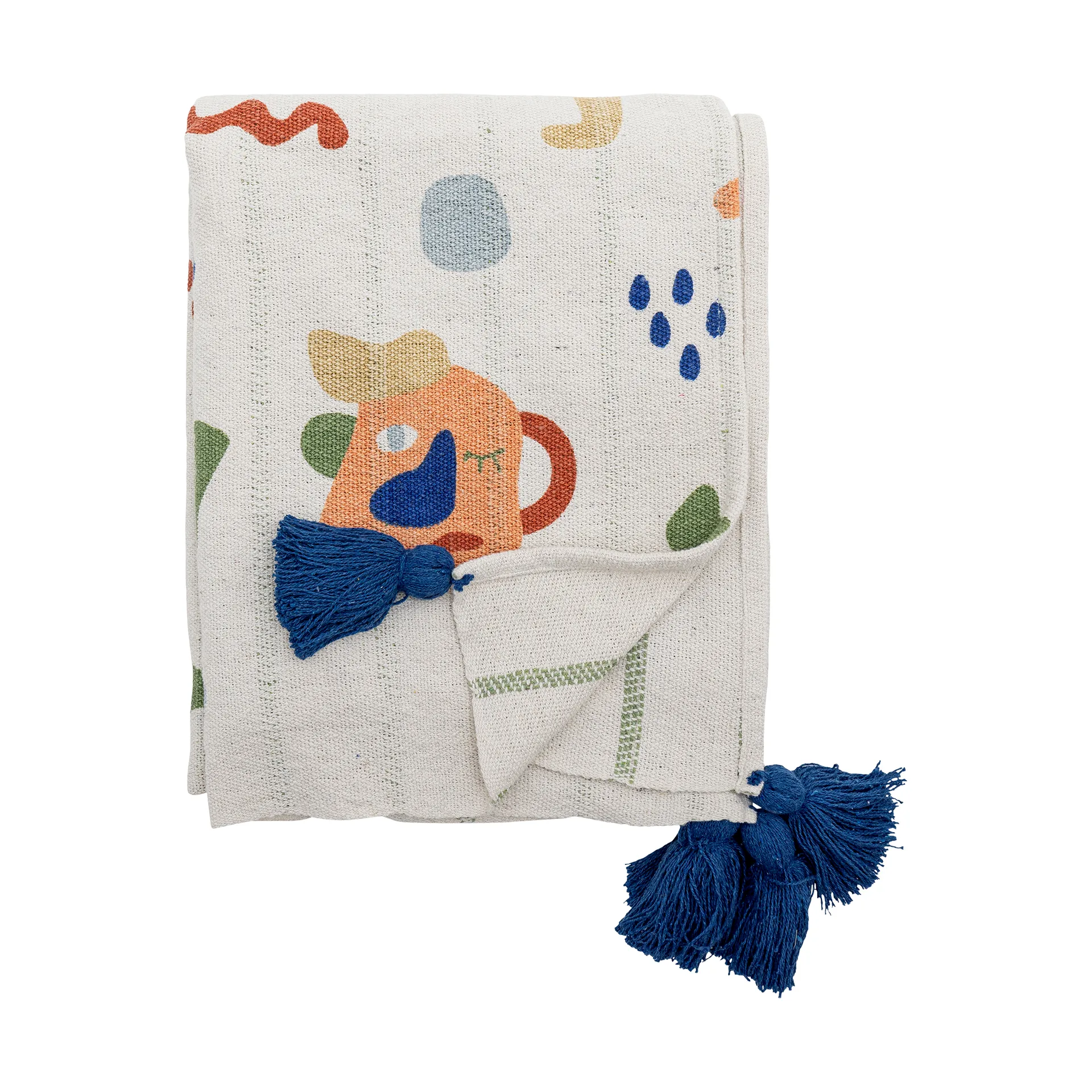 Sylvie βαμβακερή κουβέρτα 160x130 εκ., Φυσικό Bloomingville