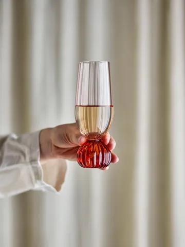 Ποτήρι σαμπάνιας Taurin 250 ml. - Ροζ - Bloomingville