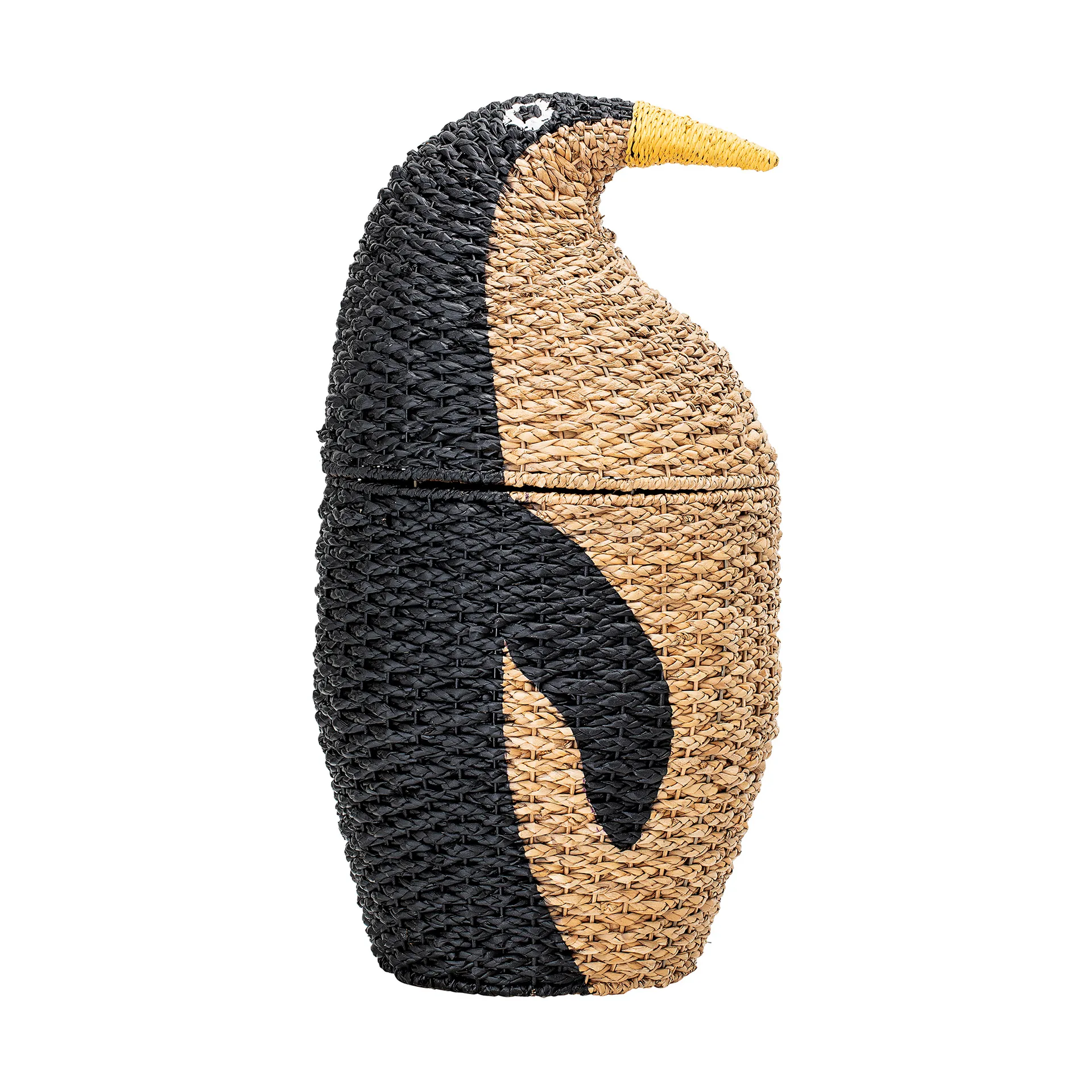 Καλάθι αποθήκευσης Tazia με καπάκι Ø37x69 εκ., Μάυρο Bloomingville