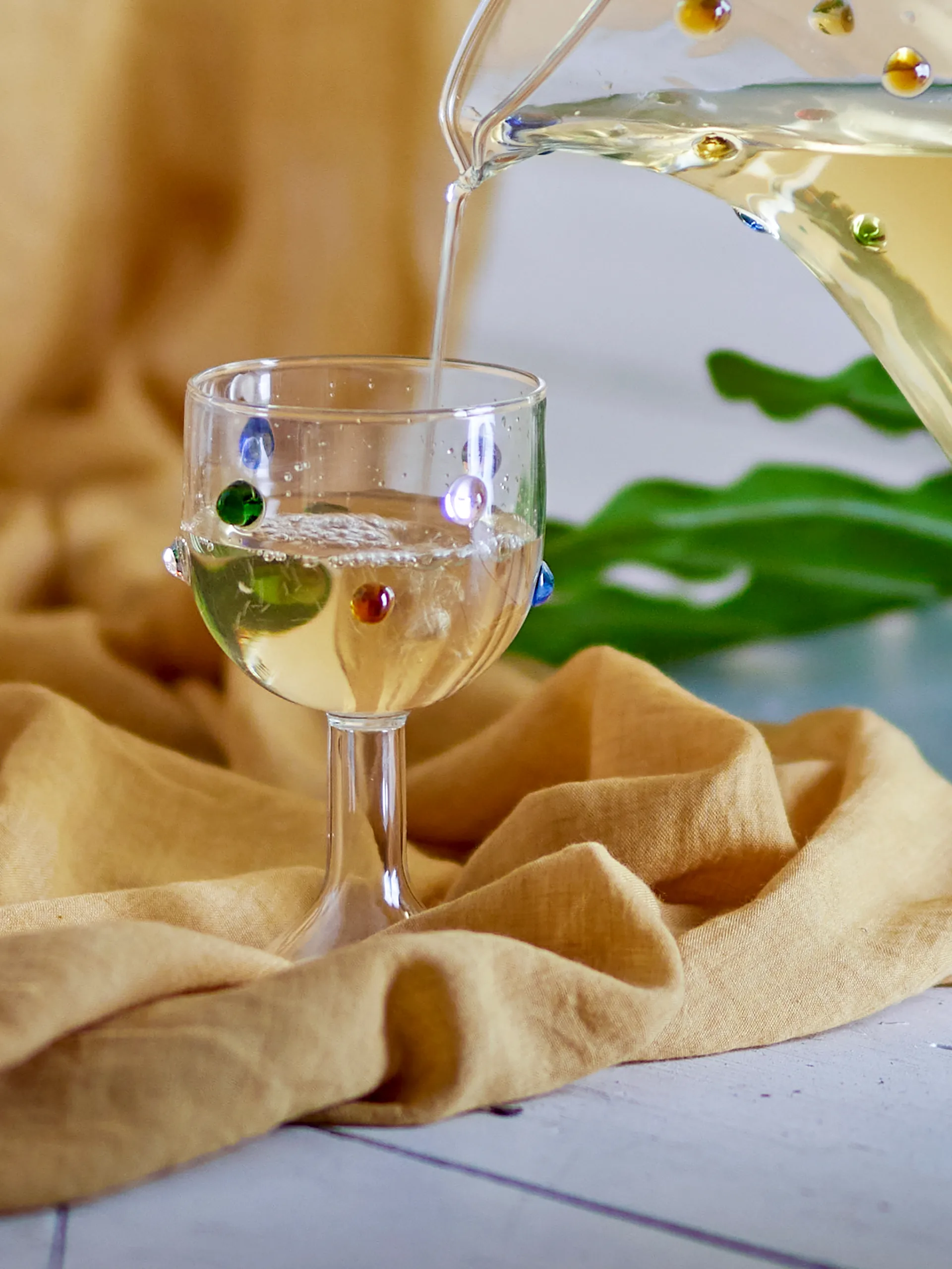 Ποτήρια κρασιού Thalia 25 cl, Διαφανές Bloomingville