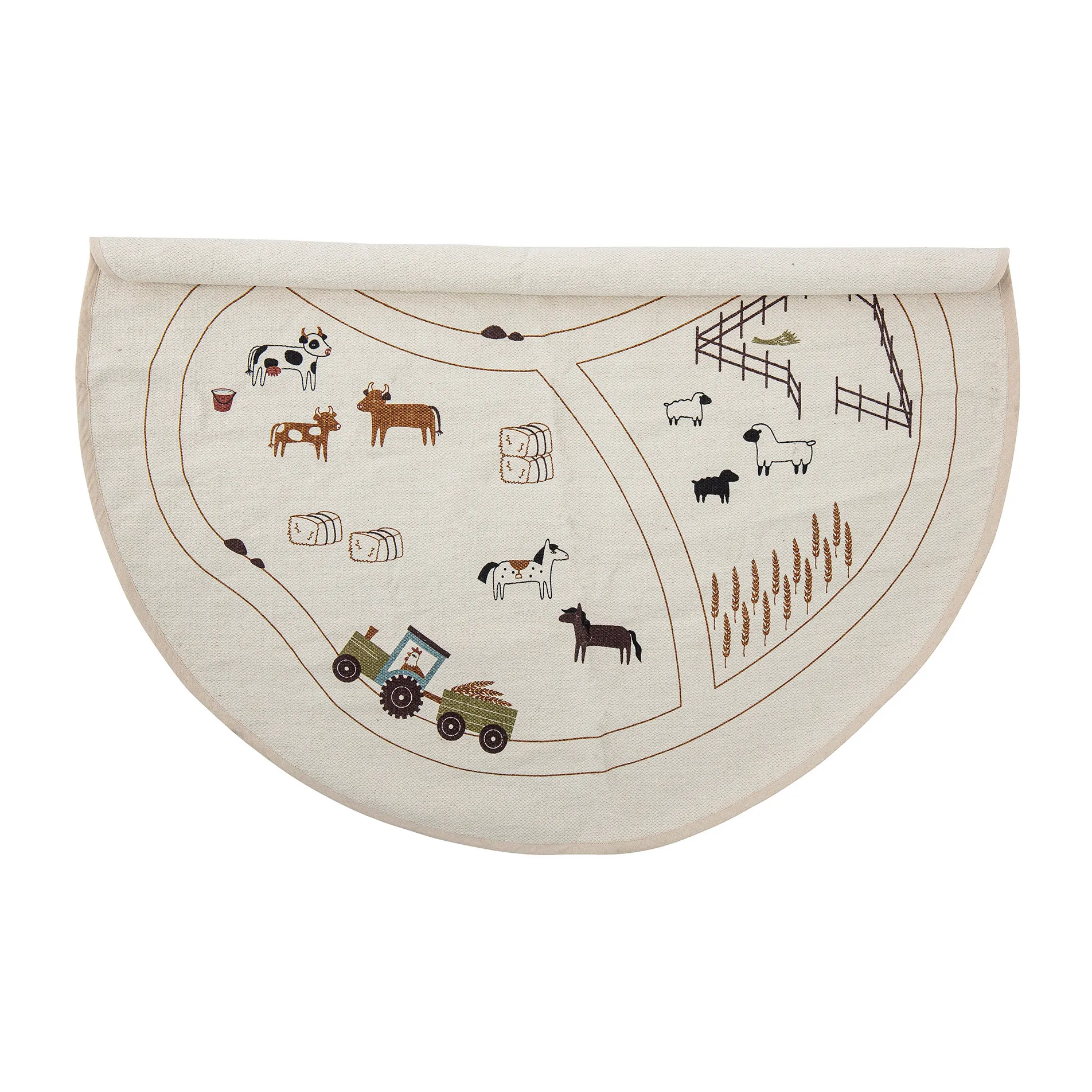 Thune χαλί Ø130 cm, Φύση Bloomingville