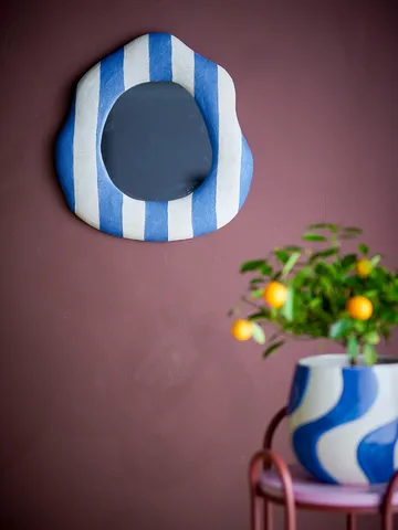 Travis καθρέφτης τοίχου 39,5x38,5 εκ. - Μπλε - Bloomingville