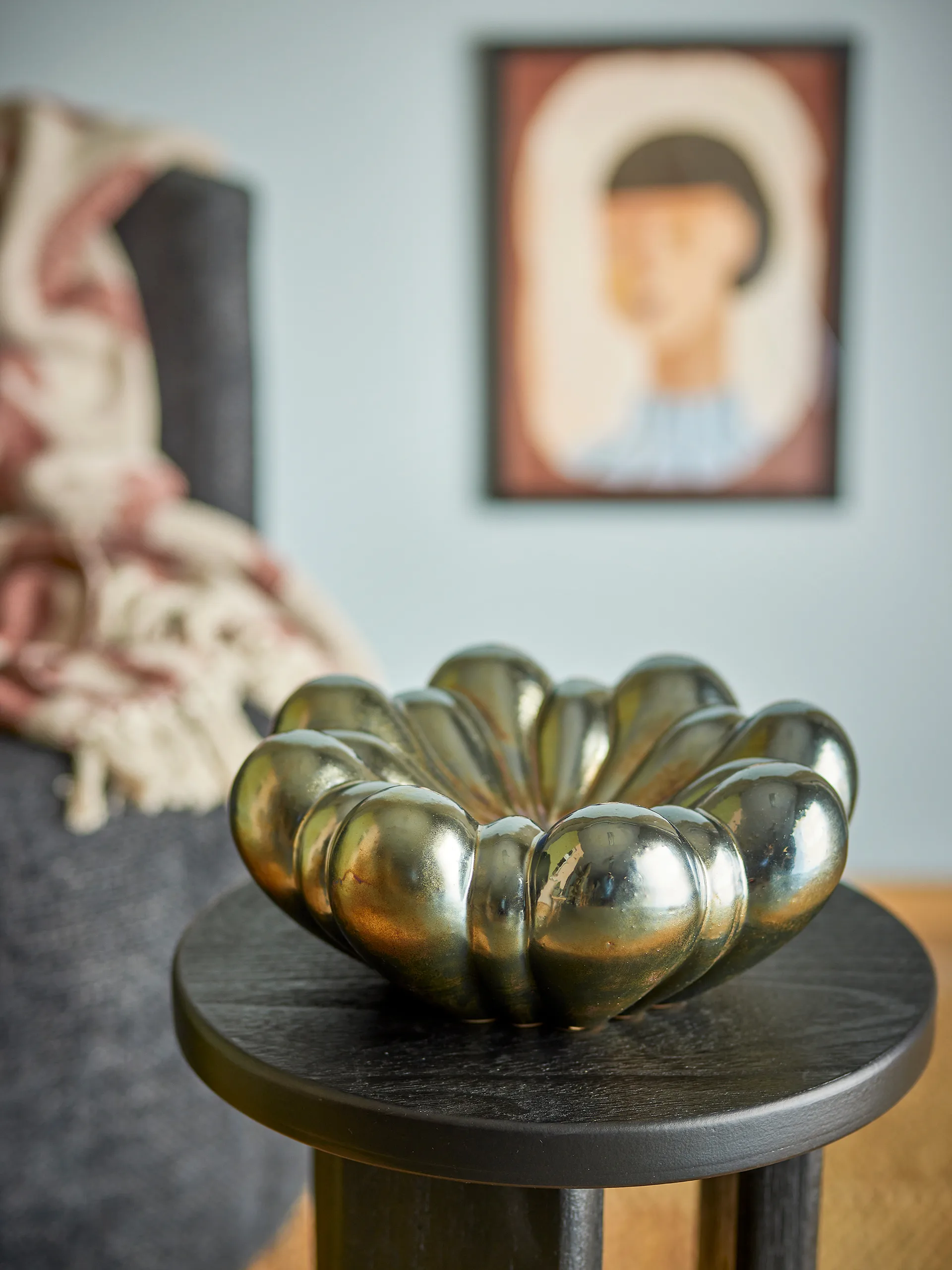 Trophy γλάστρα 23x16 εκ., Ασήμι Bloomingville