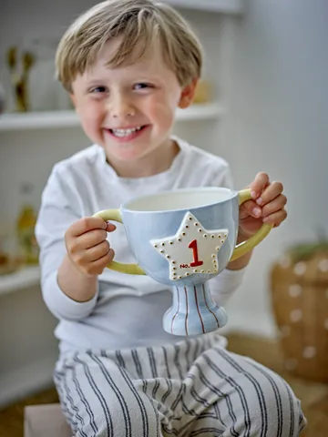 Trophy γλάστρα 23x16 εκ. - Μπλε - Bloomingville