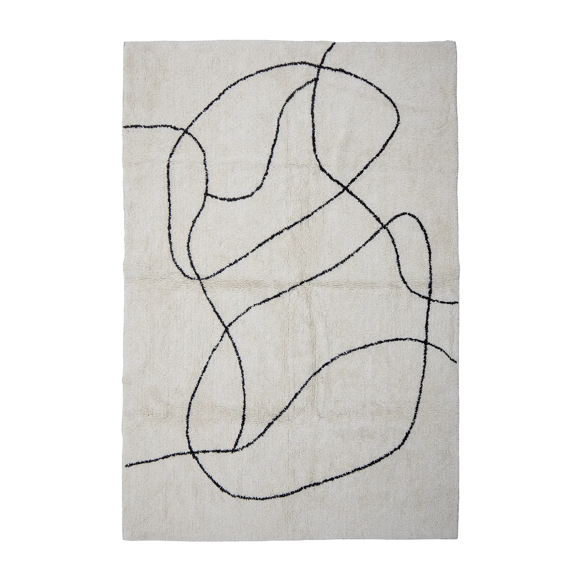 Viga χαλί 120x180 εκ, άσπρο Bloomingville