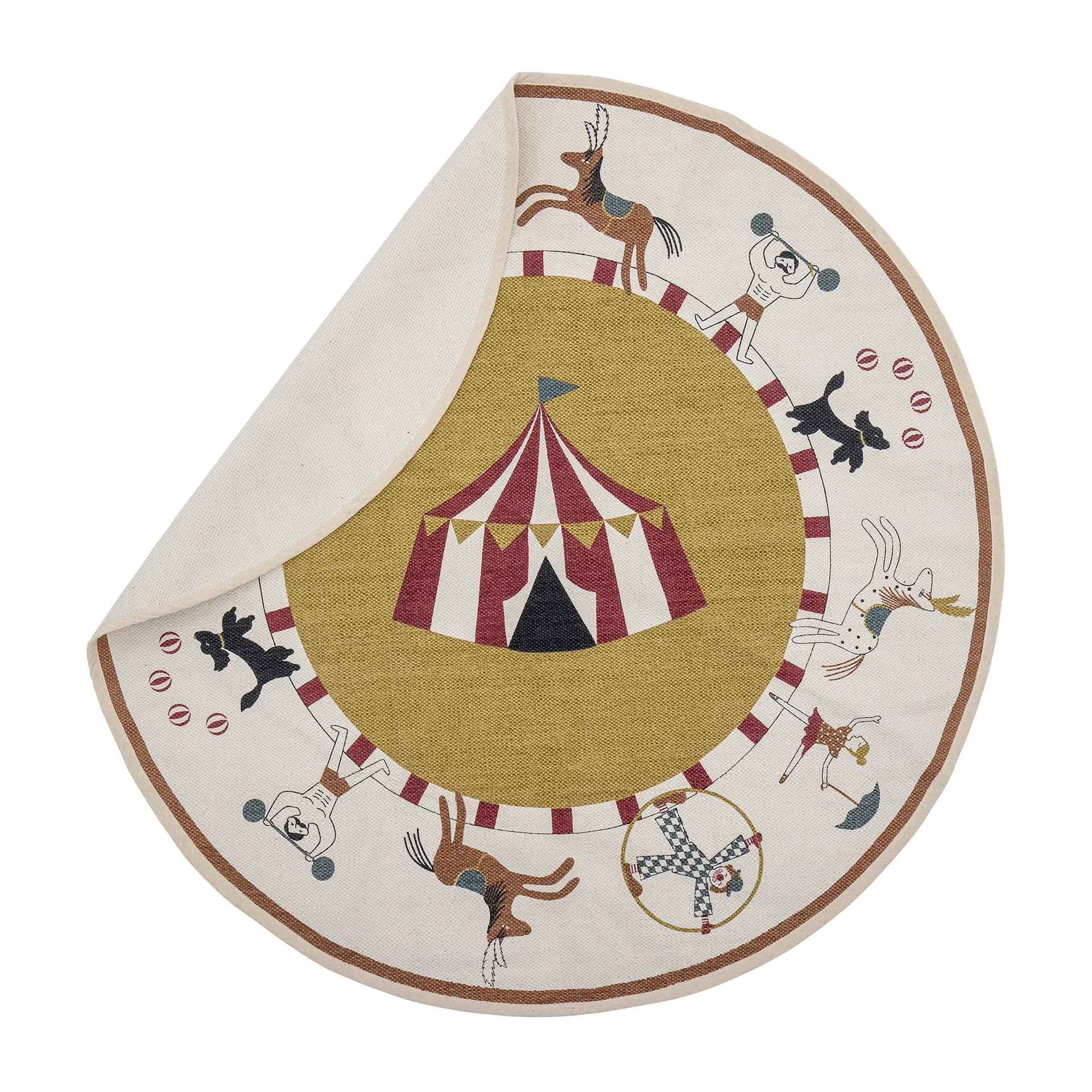 Χαλί Ville Ø110 εκατοστά, Τσίρκο Bloomingville