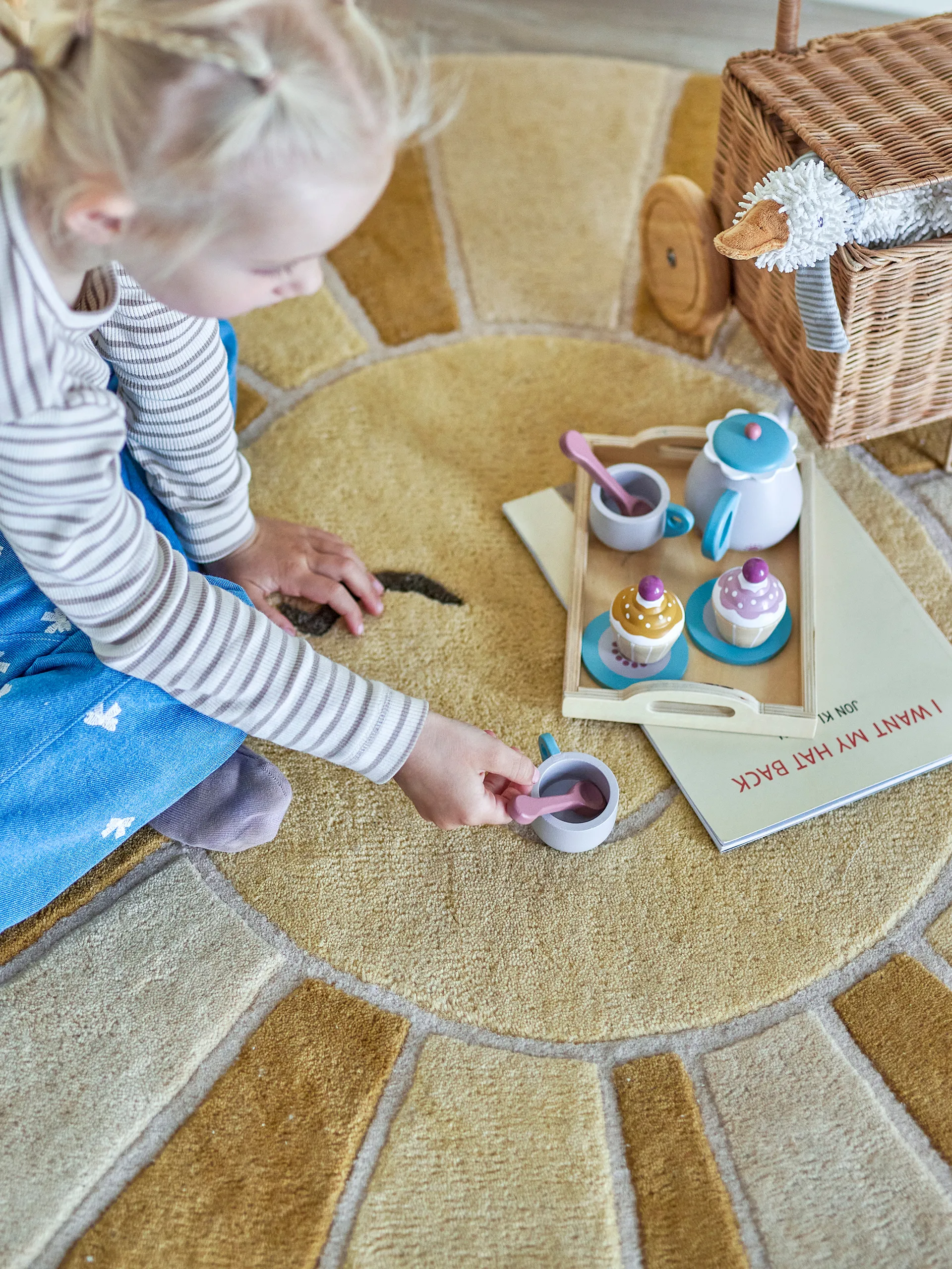 Wavela κηροπήγιο 15,5x14,5 εκ., Κίτρινο Bloomingville