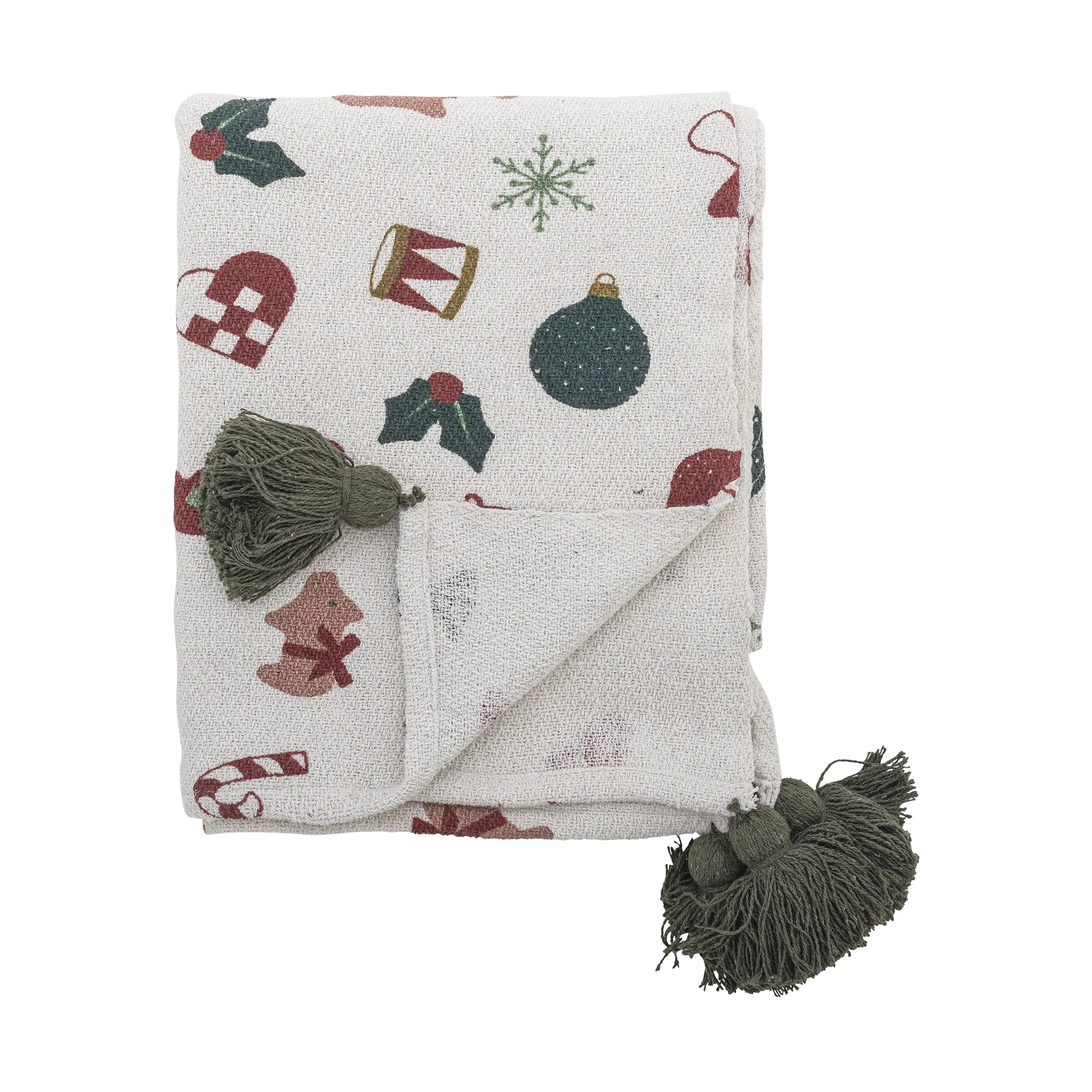 Yule κουβέρτα 130x160 εκ., Μπεζ Bloomingville
