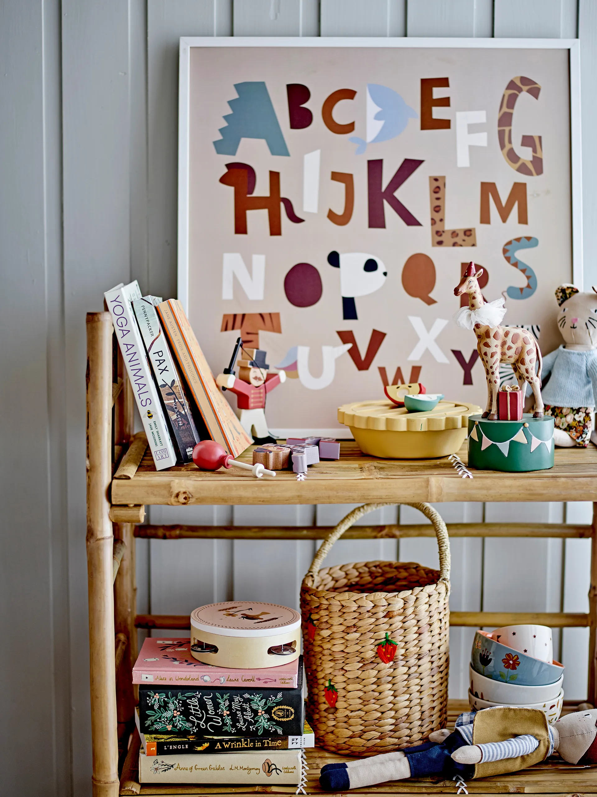 Zep βιβλιοθήκη 66x105 εκ., Bamboo Bloomingville