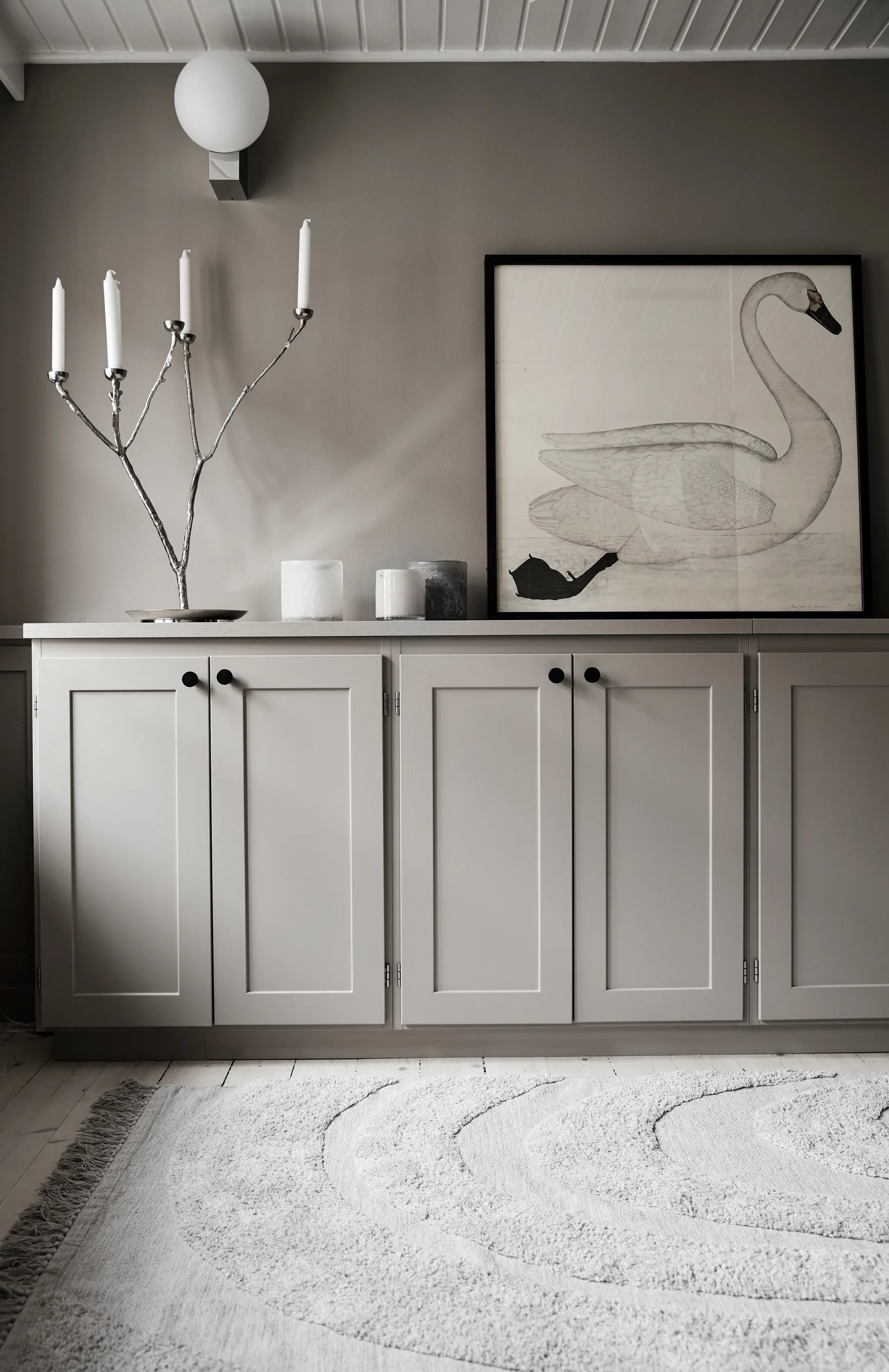 Bungenäs φανάρι για κερί Ø12.5 cm, Λευκό Boel & Jan