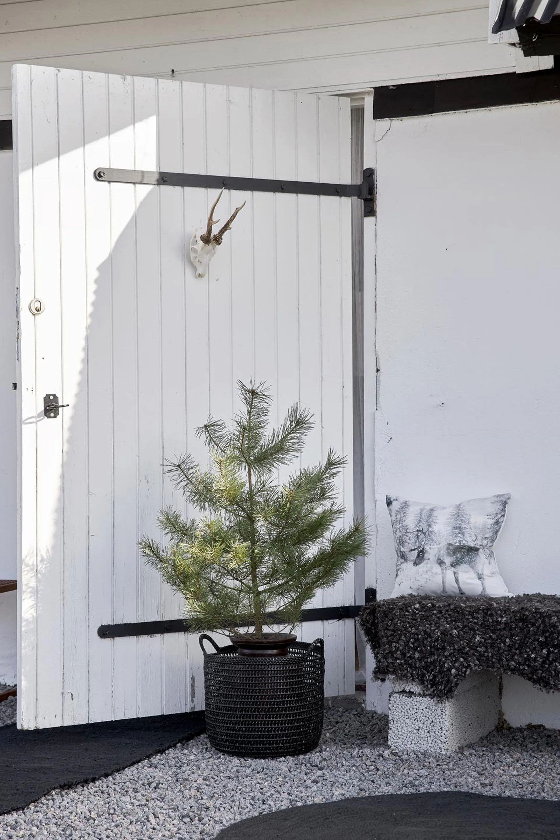 Merida jute χαλάκι μαύρο, 70x200 cm Boel & Jan