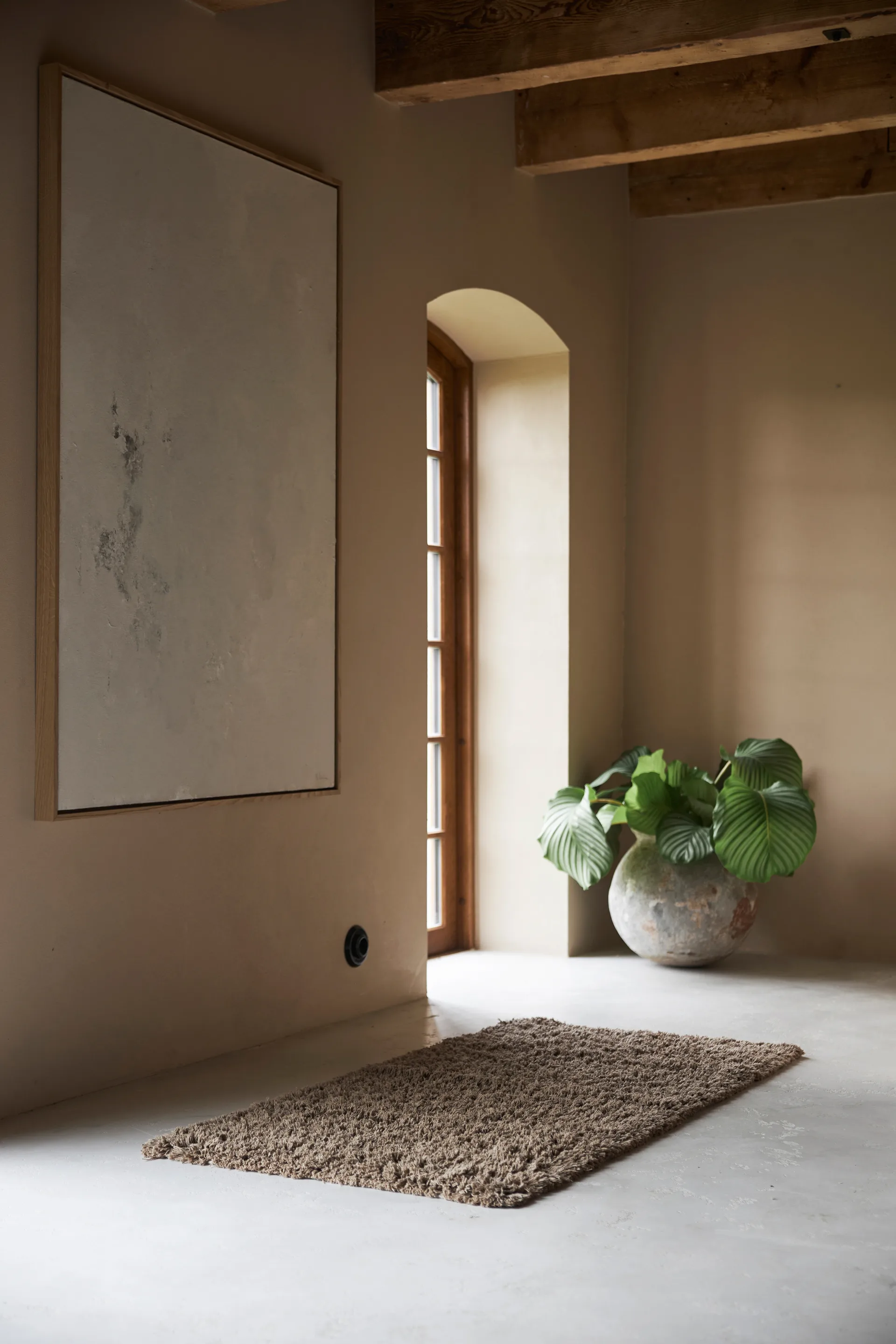 Βαμβακερό χαλί, Noma, 70x140 εκ, Καφέ Boel & Jan