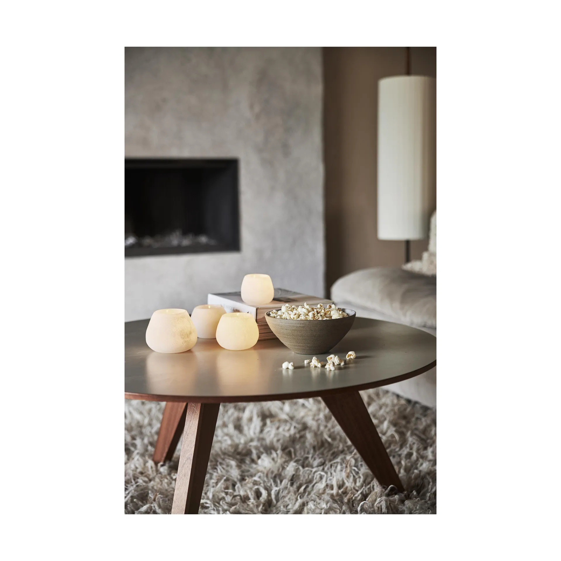 Φωτιστικό κεριού, Norrvik, λευκό, Ø11 εκ Boel & Jan