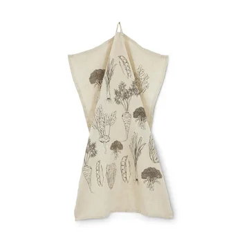 Πετσέτα κουζίνας Odla 50 x 70 εκ. - Μπεζ-καφέ - Boel & Jan