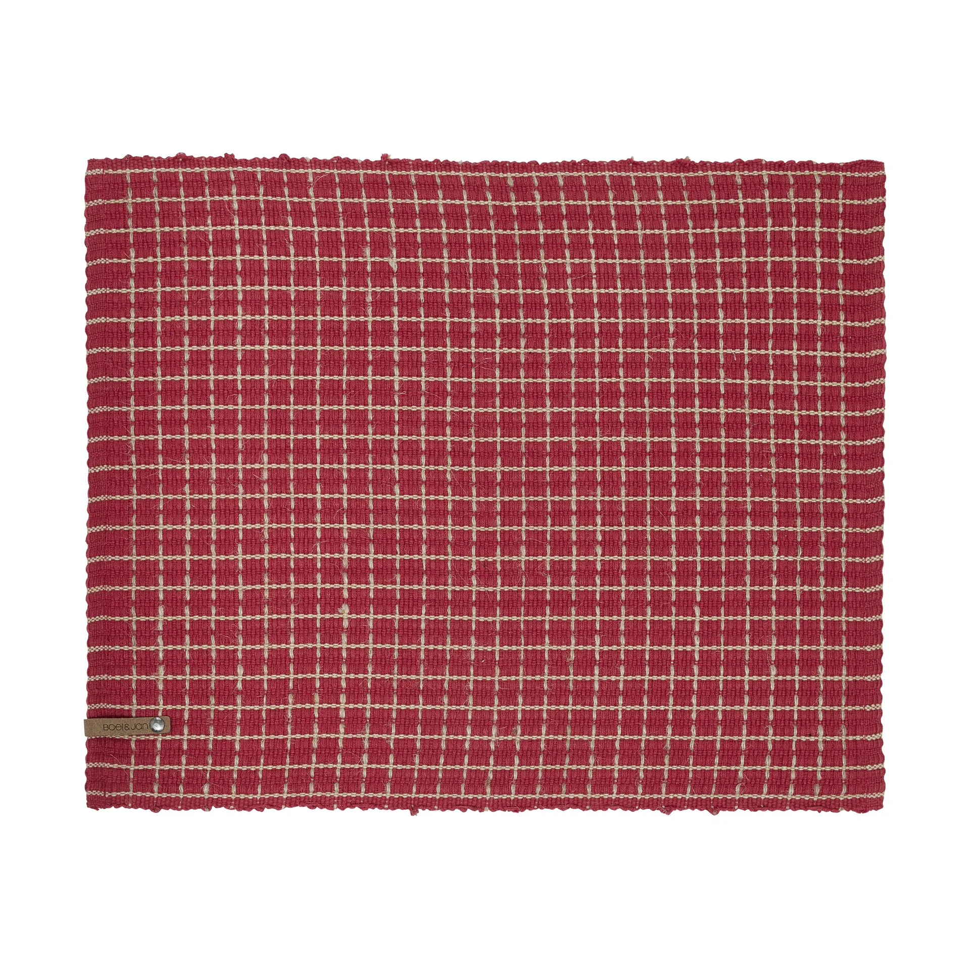 Σουπλά Tällberg 35 x 45 εκ., Κόκκινο φυσικό Boel & Jan