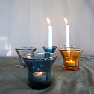 Κηροπήγιο Lumi 8 cm - Πετρόλ μπλε - Born In Sweden