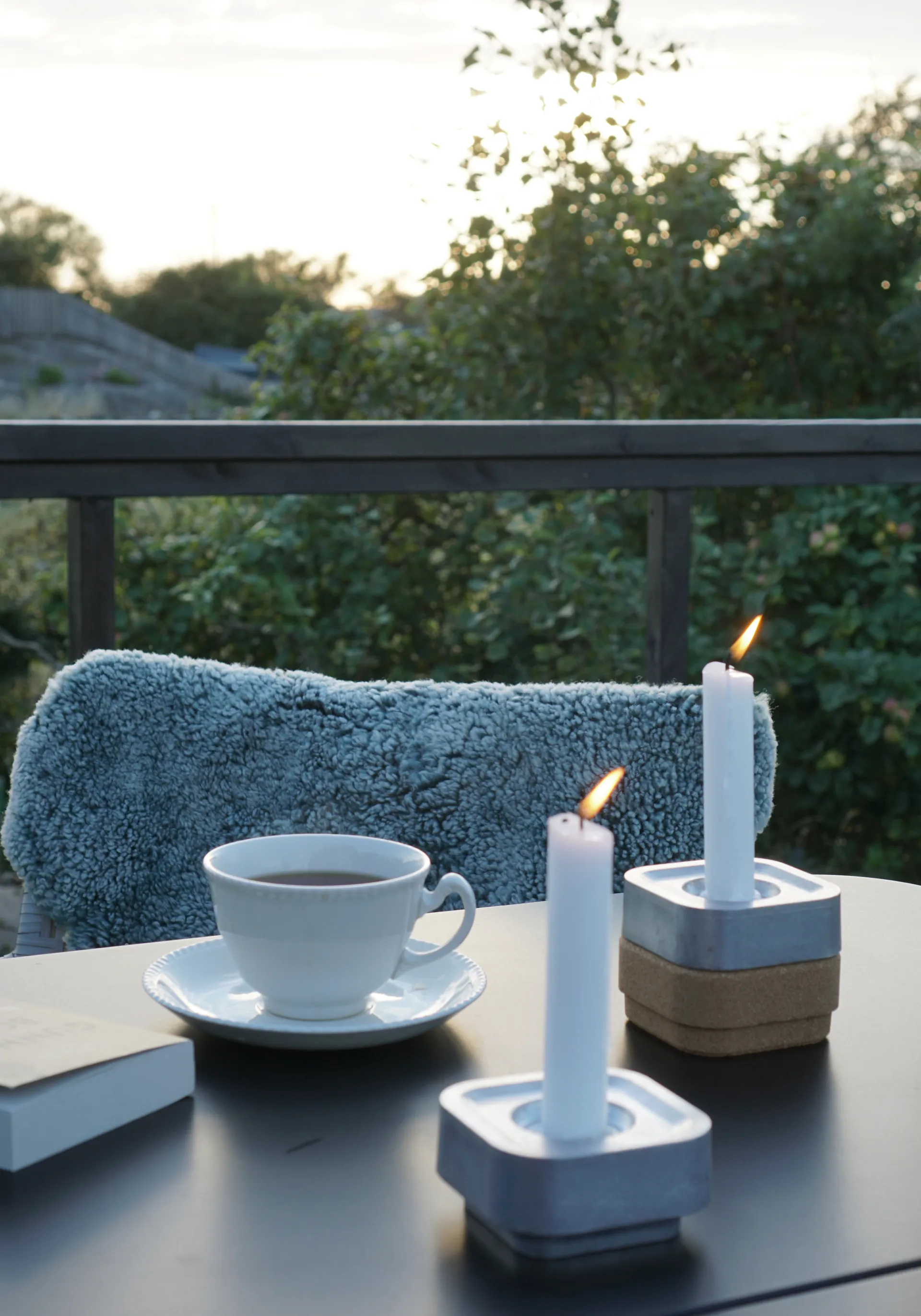 Stumpastaken βάση κεριού Ettan, αλουμίνιο Born In Sweden