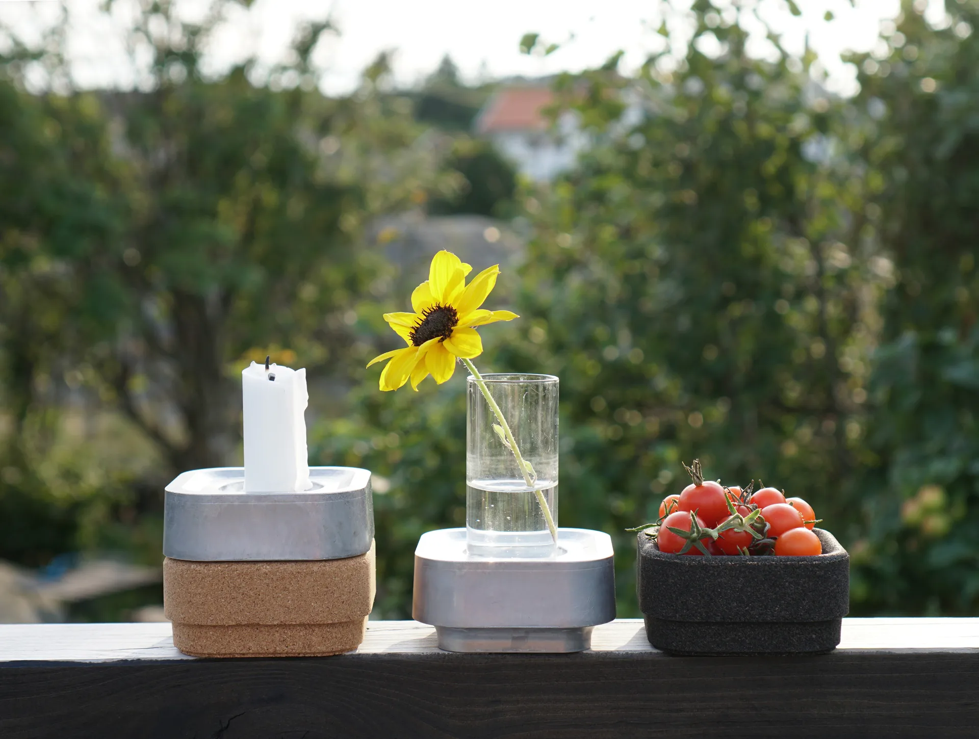 Stumpastaken βάση κεριού Ettan, αλουμίνιο Born In Sweden