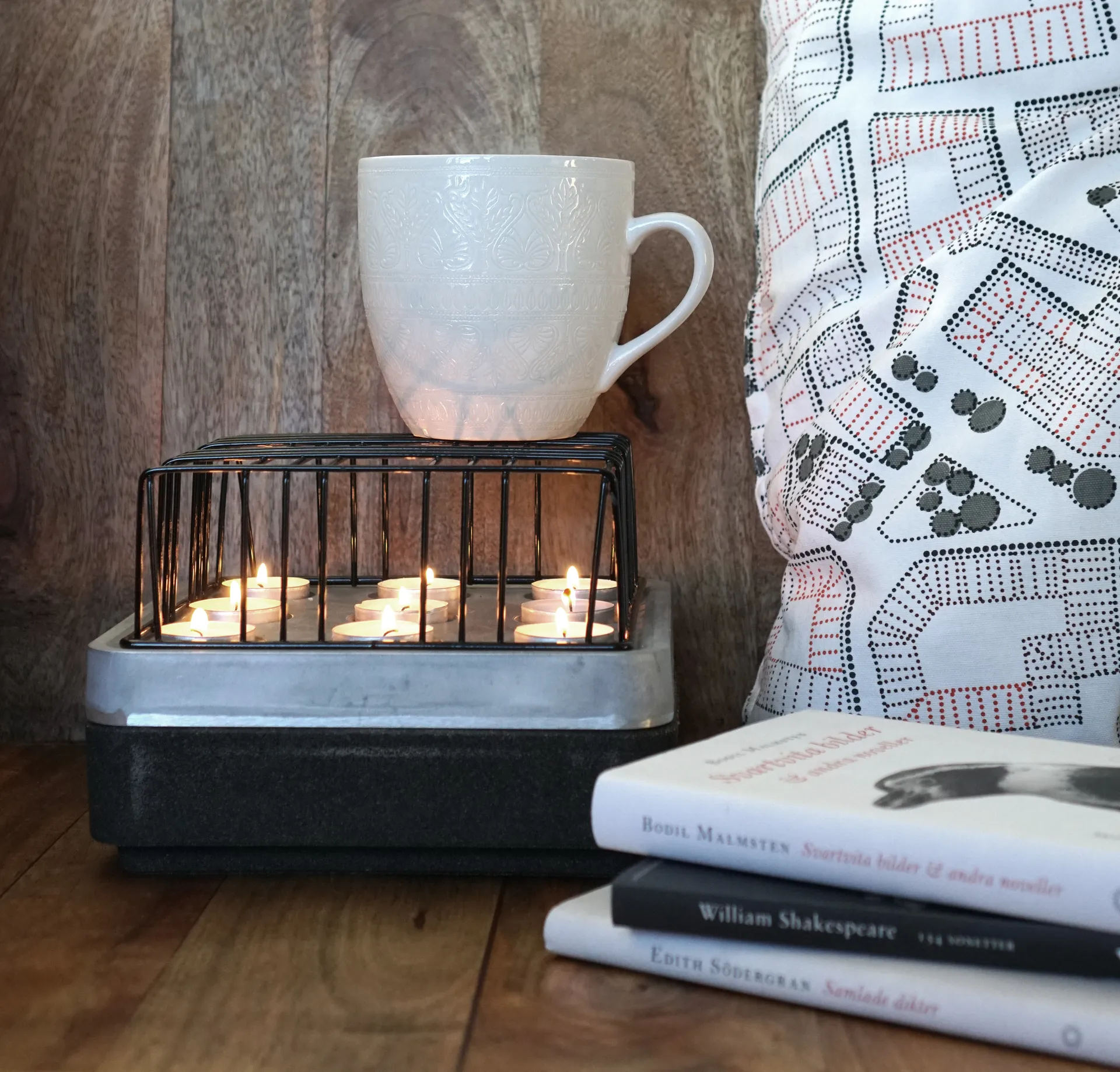 Stumpastaken βάση κεριού, μικρό Born In Sweden