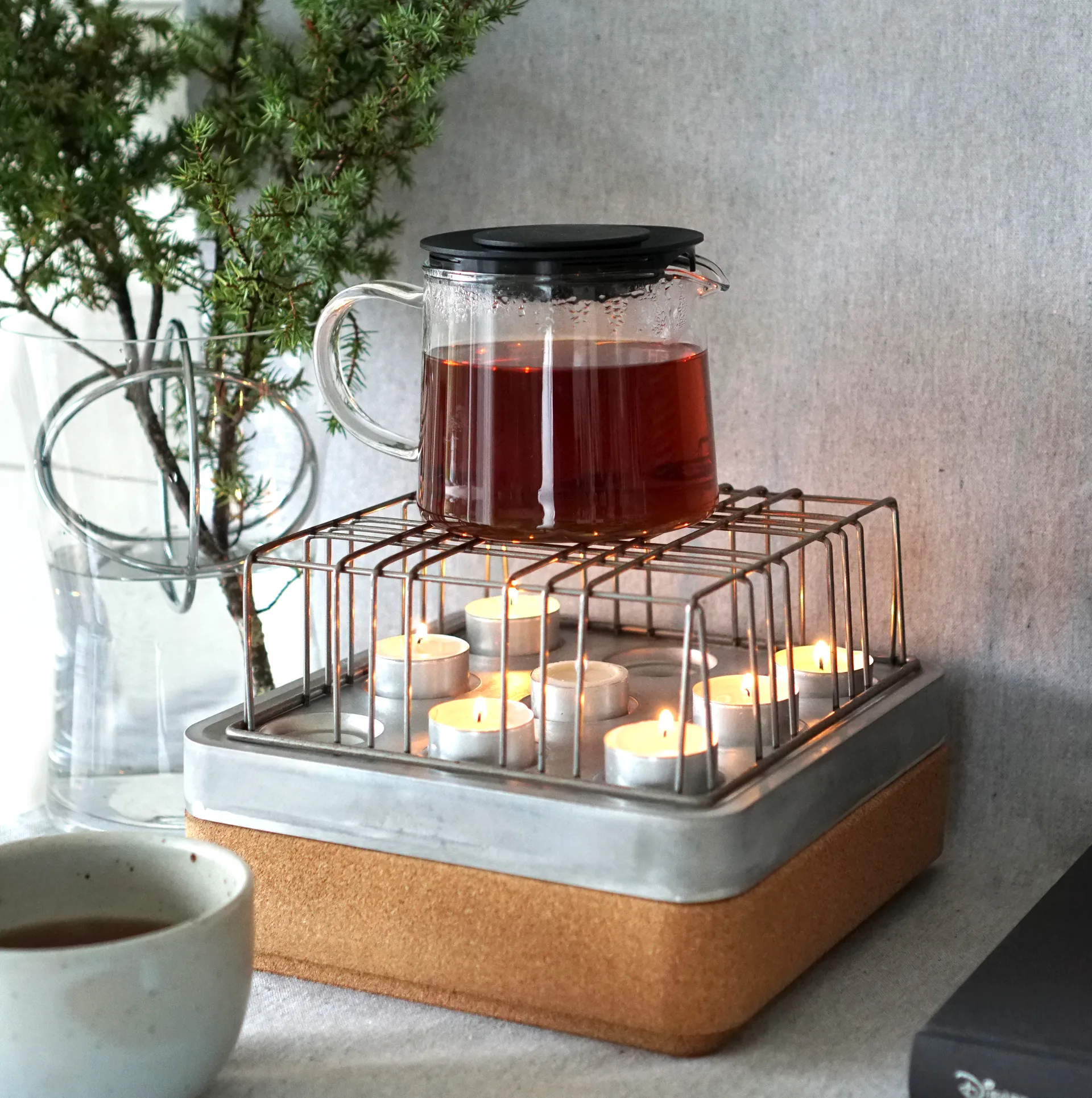 Stumpastaken βάση κεριού, μικρό Born In Sweden