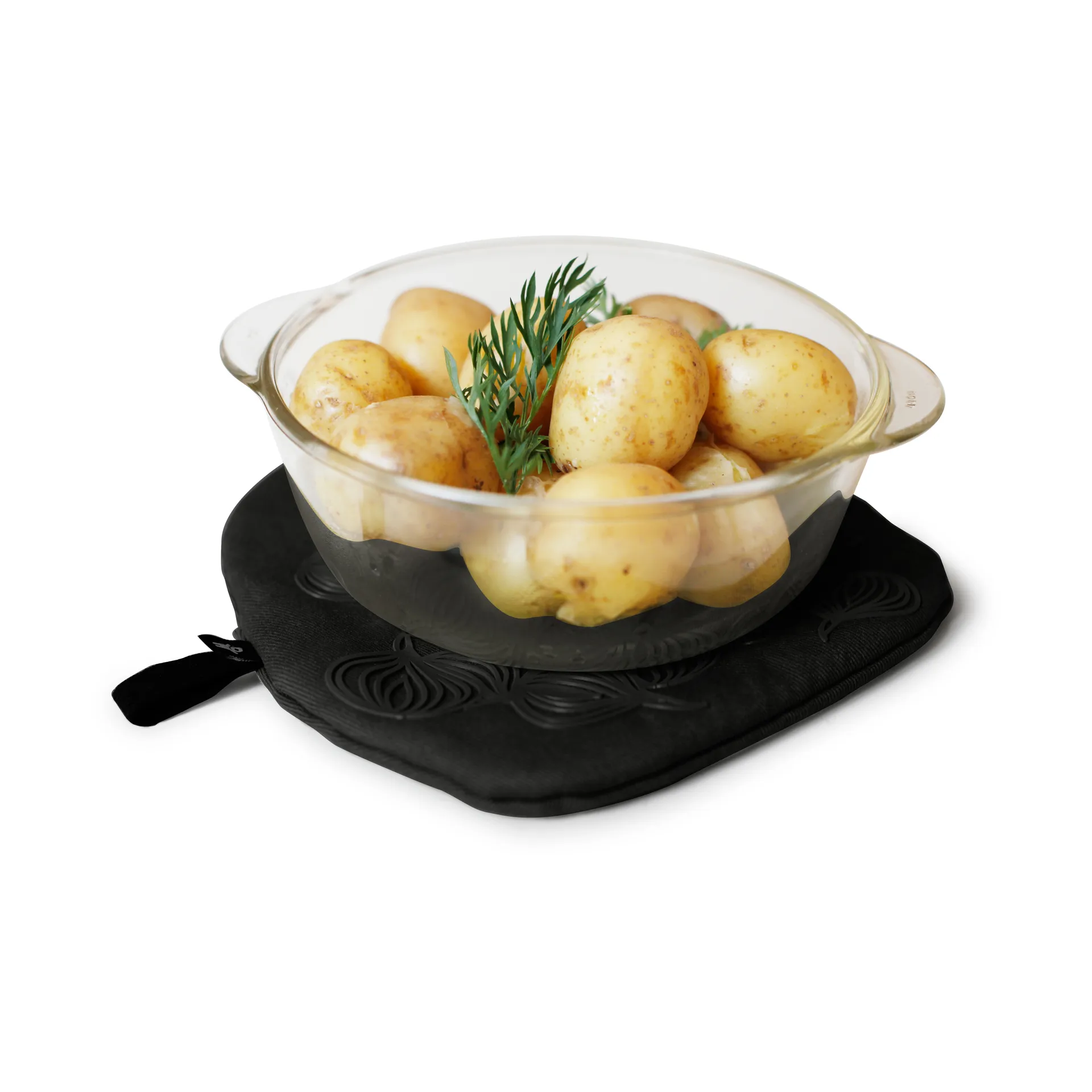 Bosign non-slip γάντι φούρνου με τσέπη, Μάυρο Bosign