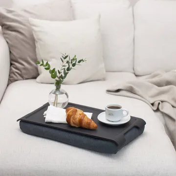 Δίσκος γονάτων Laptray anti-slip 43x23 cm - Μαύρη ιτιά-γκρι - Bosign