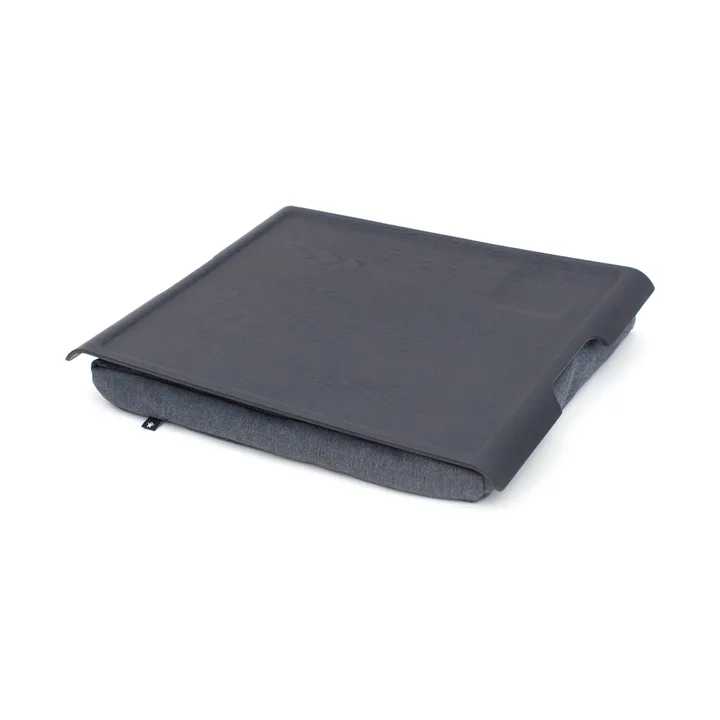 Δίσκος γονάτων Laptray anti-slip 46x38 εκ - Μαύρη ιτιά-γκρι - Bosign