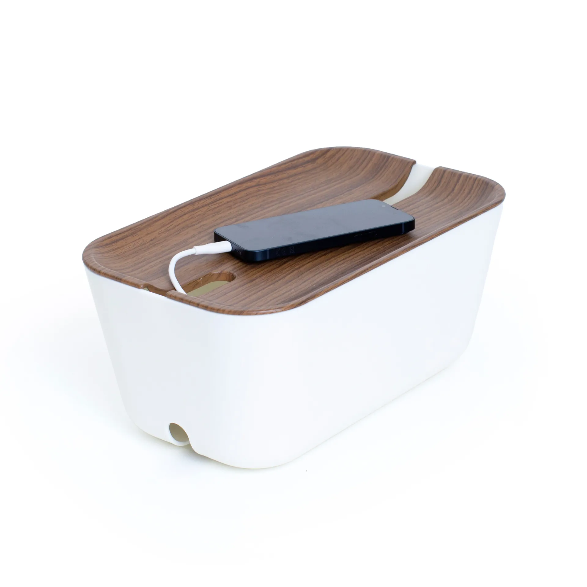 Δοχείο οργάνωσης καλωδίων M, Σκούρες λεπτομέρειες ξύλου Bosign