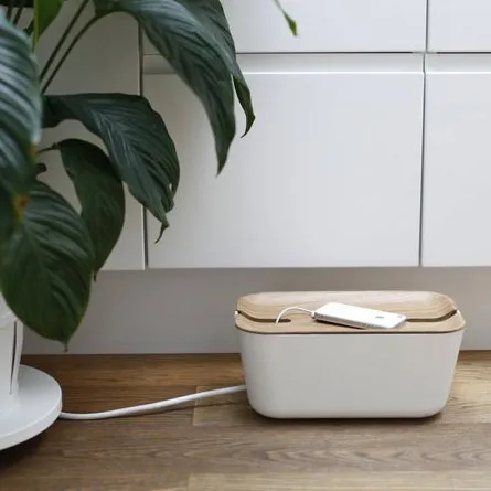 Δοχείο οργάνωσης καλωδίων M, ξύλινο μοτίβο Bosign