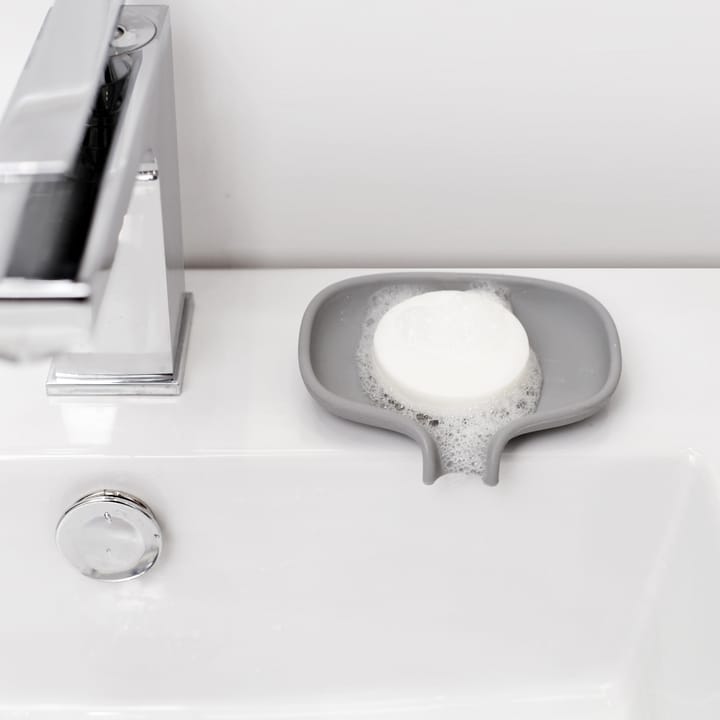 Soap Saver Flow σαπουνοθήκη με στόμιο αποστράγγισης small, Γκρι Bosign