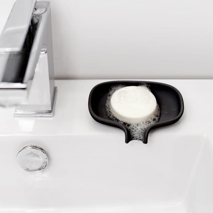 Soap Saver Flow σαπουνοθήκη με στόμιο αποστράγγισης small, Μάυρο Bosign