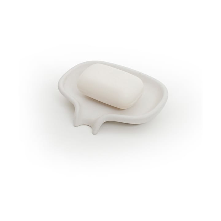 Soap Saver Flow σαπουνοθήκη με στόμιο αποστράγγισης από σκυρόδεμα, Άσπρο Bosign