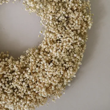 Brudslöja Wreath στεφάνι - Κίτρινο, Ø40 εκ. - Botané