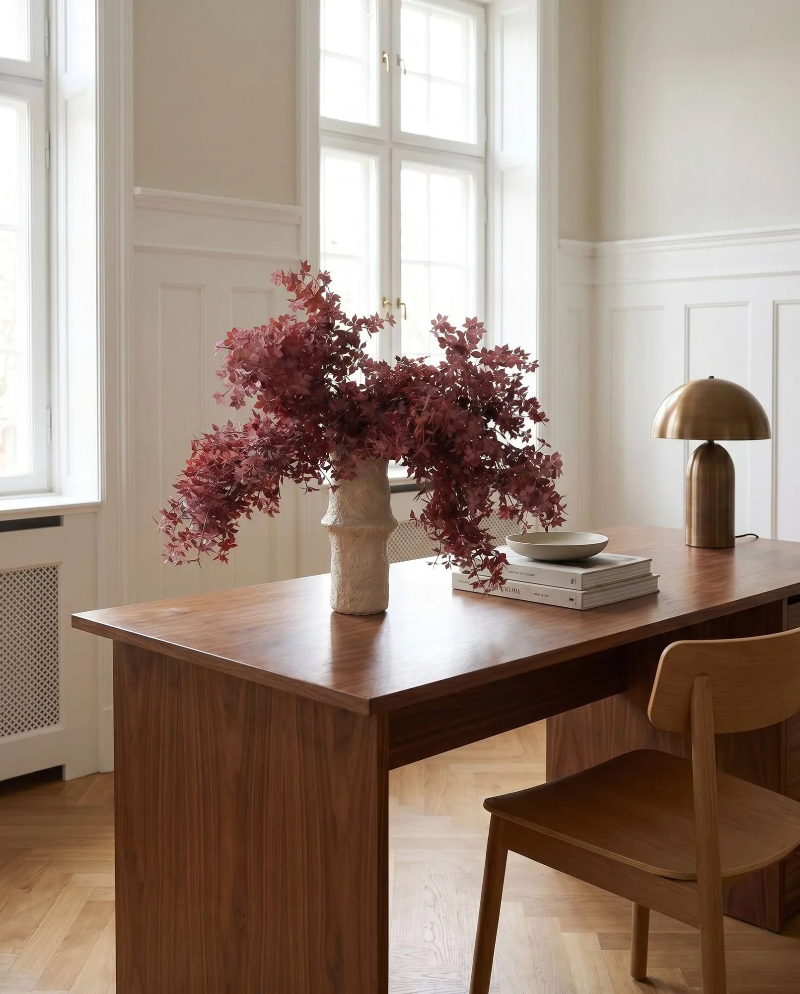 Burgundy Maple Branch τεχνητή ανθοδέσμη, 107 εκ., 4 τμχ. Botané