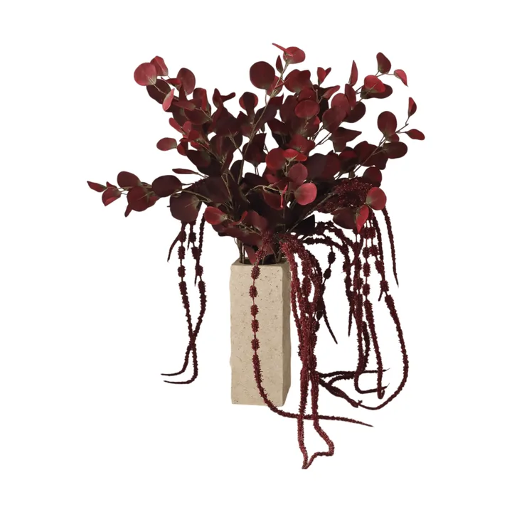 Burgundy veil τεχνητή ανθοδέσμη - Ευκάλυπτος, αμαράντος, 84 εκ. - Botané