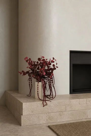 Burgundy veil τεχνητή ανθοδέσμη - Ευκάλυπτος, αμαράντος, 84 εκ. - Botané