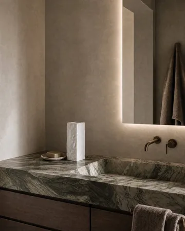 Carrara Edge βάζο από μάρμαρο - Small, 25 εκ. - Botané