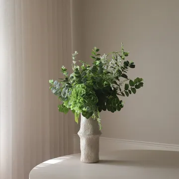 Deep Green τεχνητό μπουκέτο - Hortensia-αγριολούλουδα-ευκάλυπτος-βάδος 15 τεμάχια - Botané