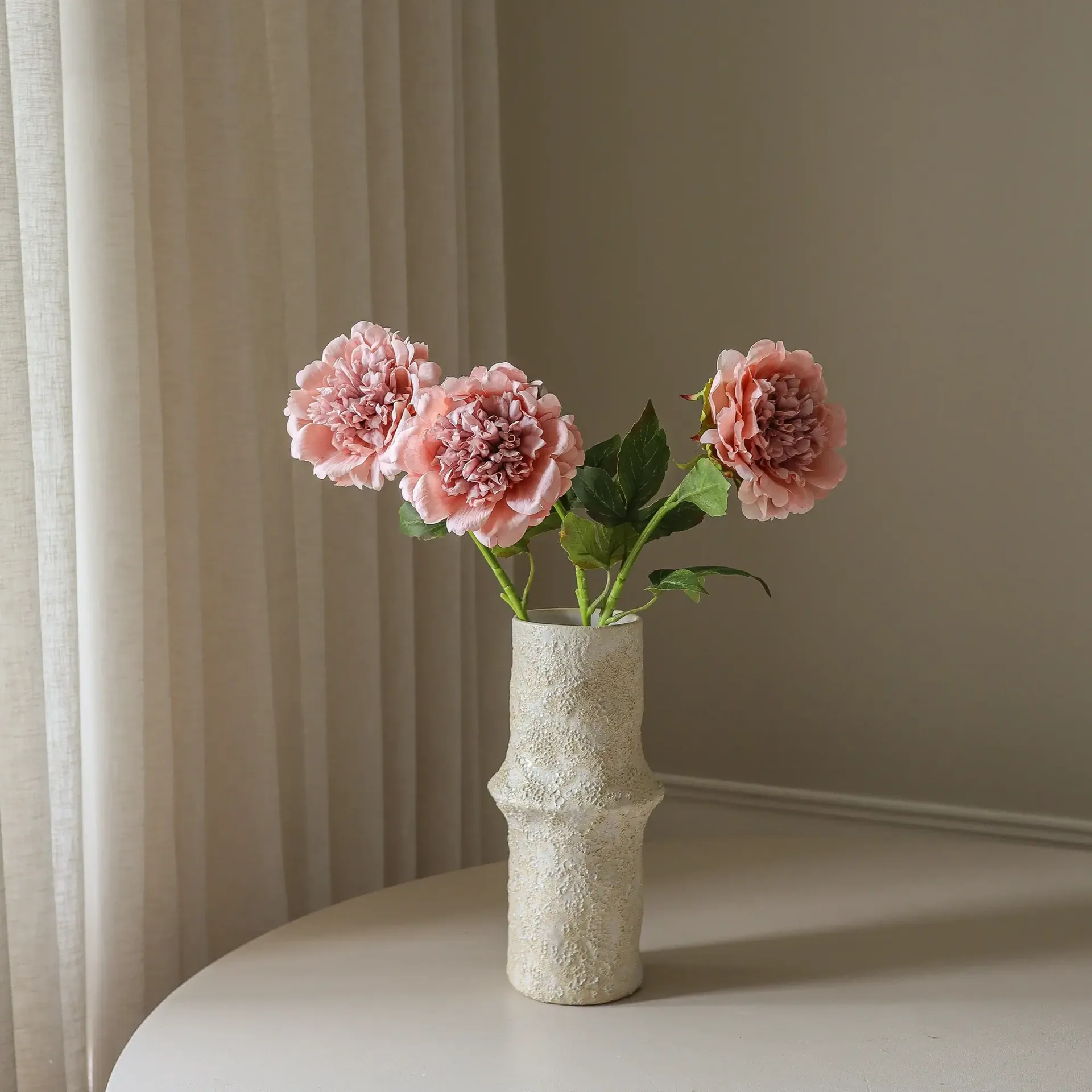 Παιώνια τεχνητό λουλούδι, Dusty pink, 56 εκ., 1 τεμ. Botané