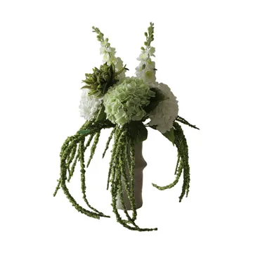 Enchanted Matcha τεχνητό μπουκέτο - Riddarsporre-αμαράντι-hortensia-κάκτος, 9 τεμάχια - Botané