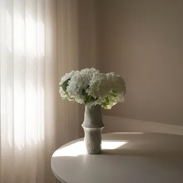 Hortensia τεχνητό μπουκέτο - Λευκό, 7 τεμάχια - Botané