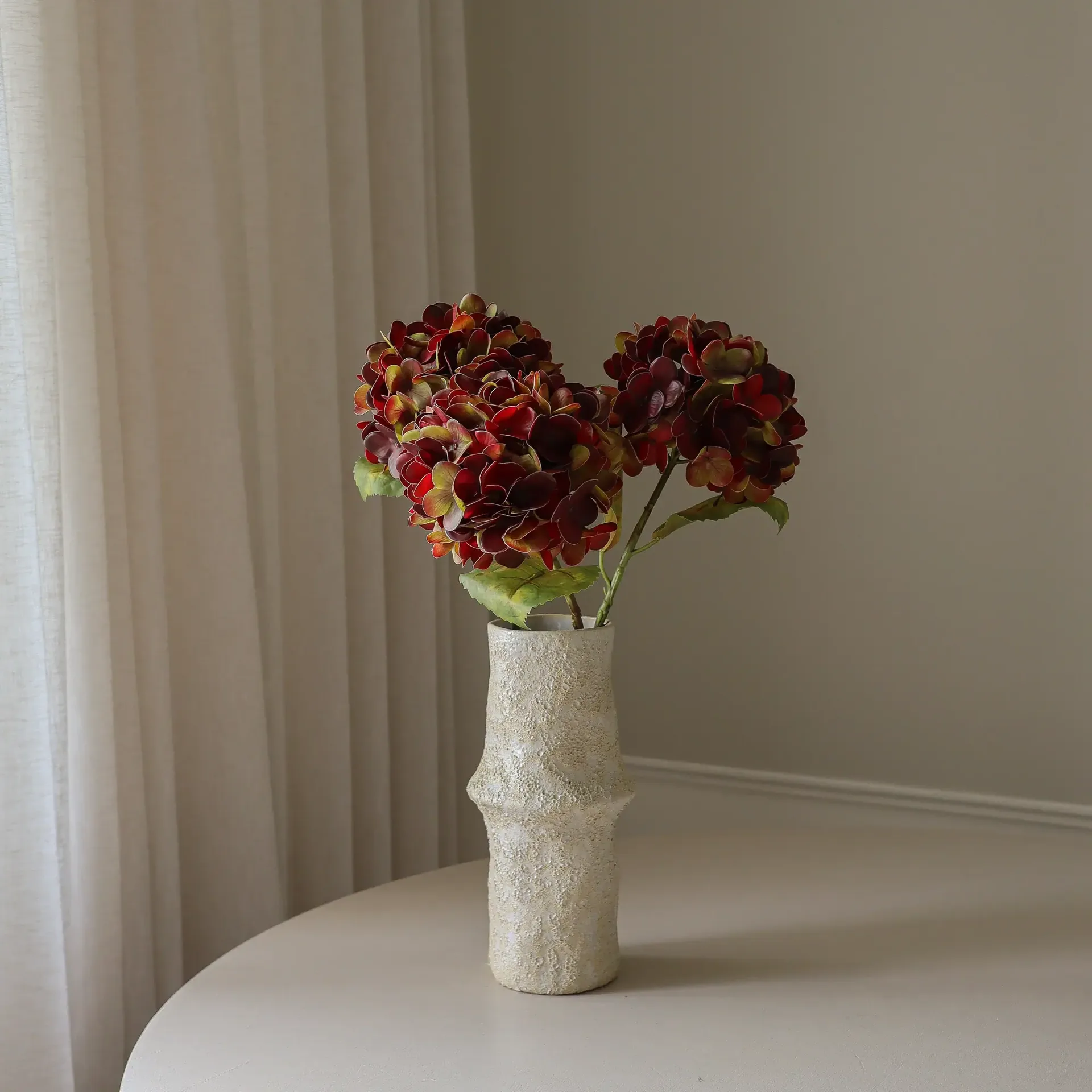 Hortensia τεχνητό λουλούδι, Deep burgundy, 60 εκ., 1 τεμ. Botané