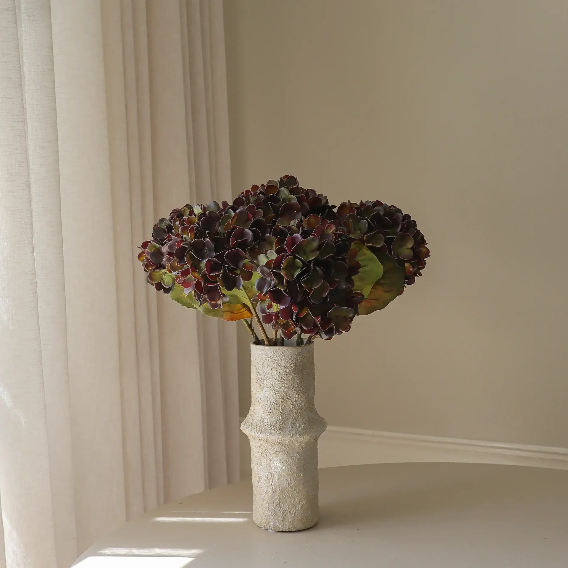 Hortensia τεχνητό μπουκέτο, Muted purple, 60 cm, 6 τμχ. Botané