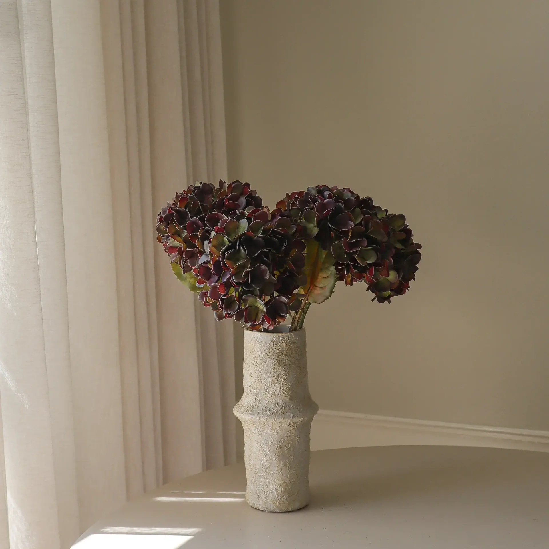 Hortensia τεχνητό μπουκέτο, Muted purple, 60 cm, 6 τμχ. Botané