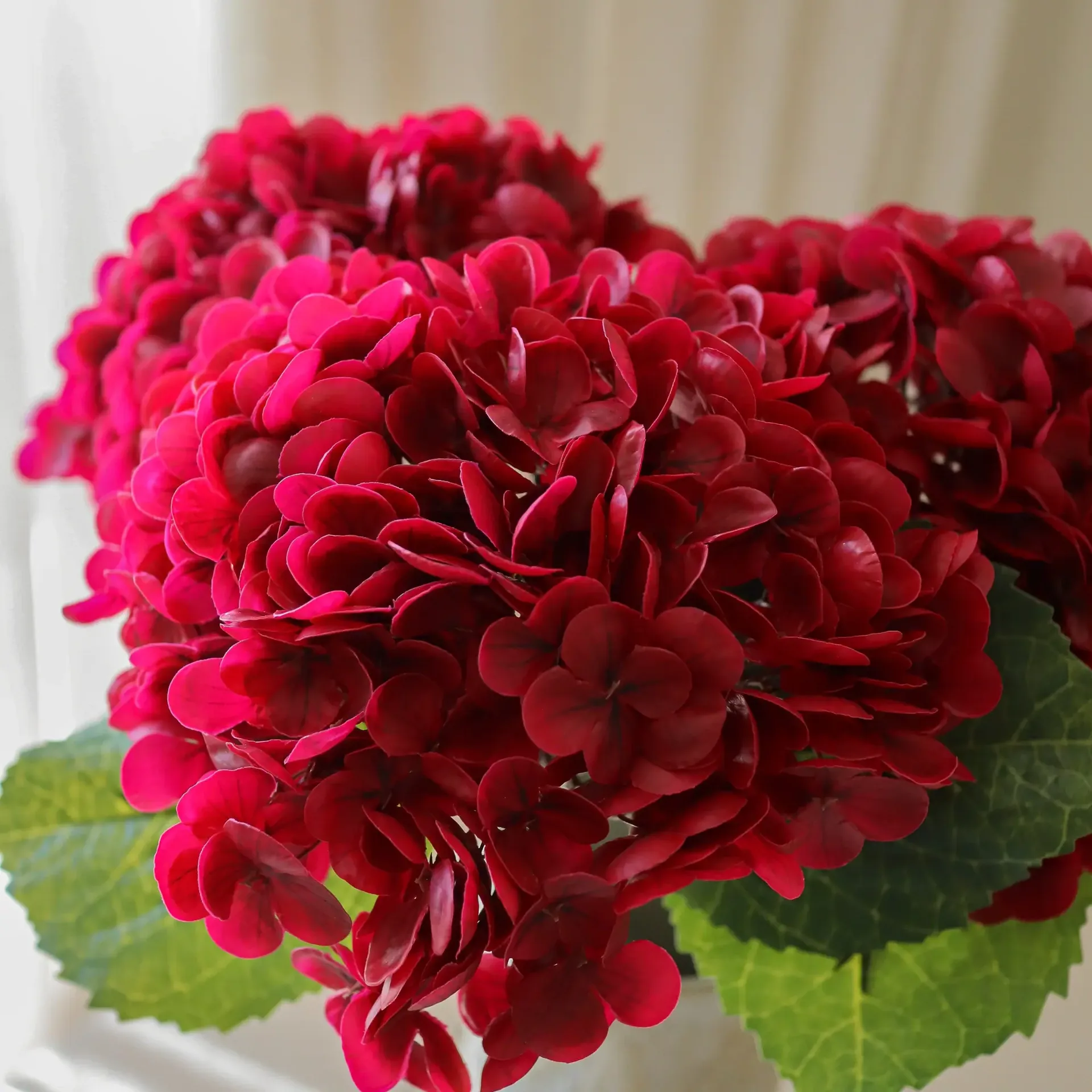 Hortensia τεχνητό λουλούδι, Red, 51 εκ., 1 τεμ. Botané