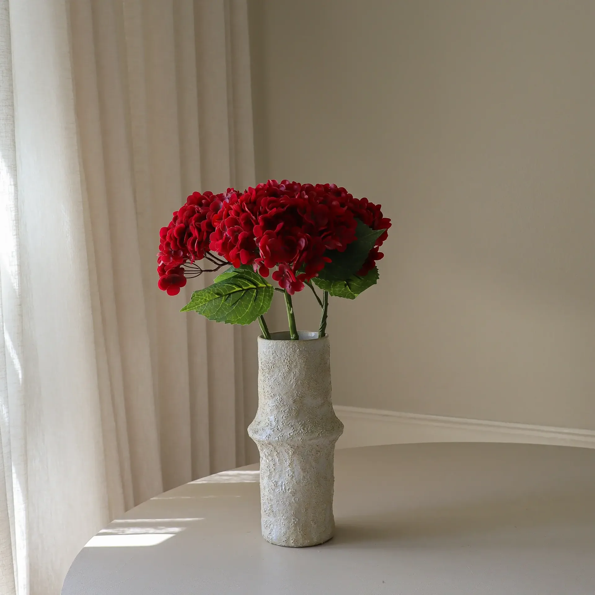 Hortensia τεχνητό λουλούδι, Red, 51 εκ., 1 τεμ. Botané