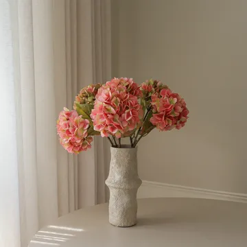 Hortensia τεχνητό μπουκέτο - Soft pink, 60 εκ., 5 τεμ. - Botané