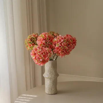 Hortensia τεχνητό μπουκέτο - Soft pink, 60 εκ., 5 τεμ. - Botané